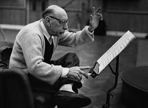 Russian Composer Igor Stravinsky, 1958