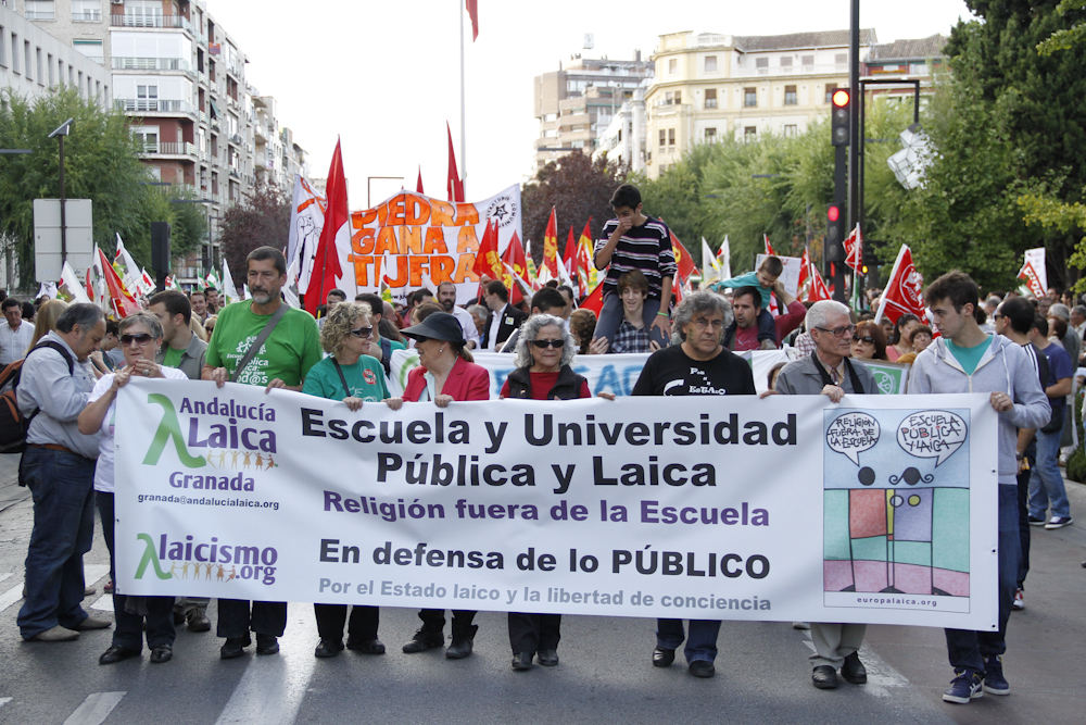 Manifestacion educacion contra la LOMCE 09