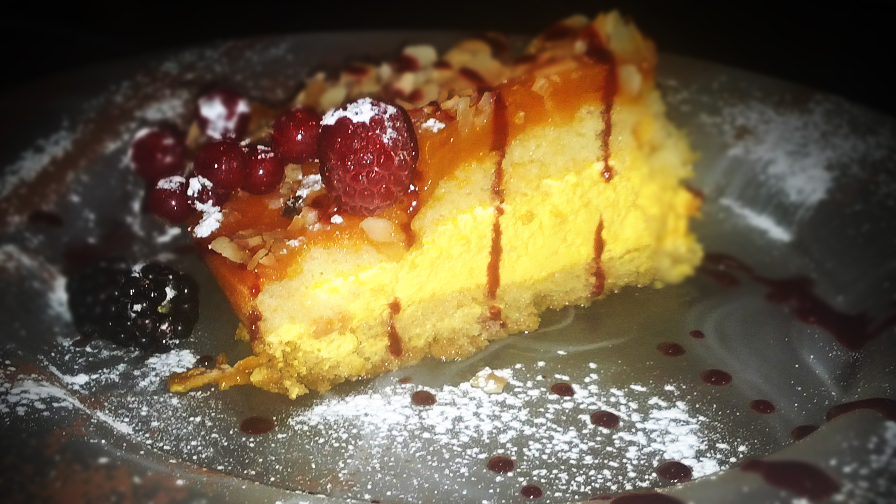 tarta de calabaza y almendras