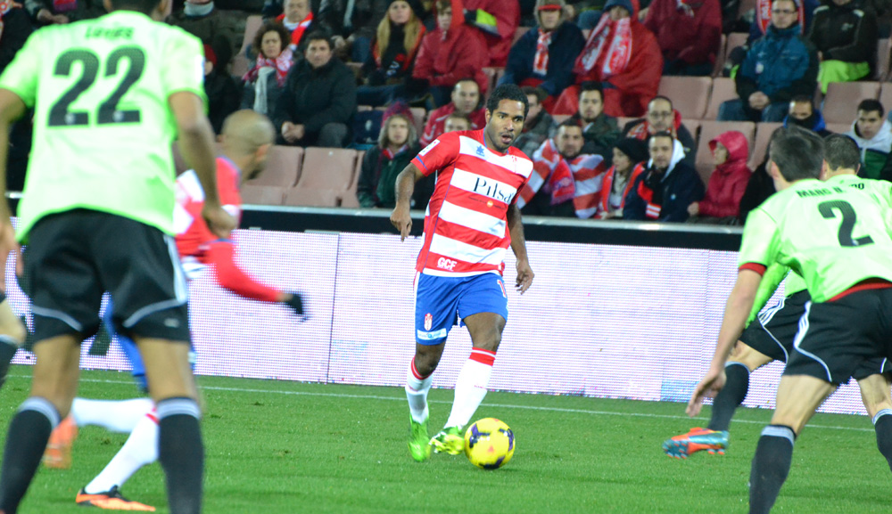 Brayan Angulo con el Granada CF