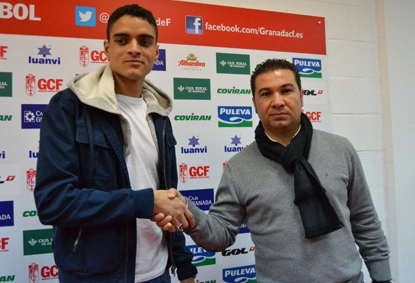 Thiago Ilori, en su presentación con el Granada CF | Foto: Archivo GD