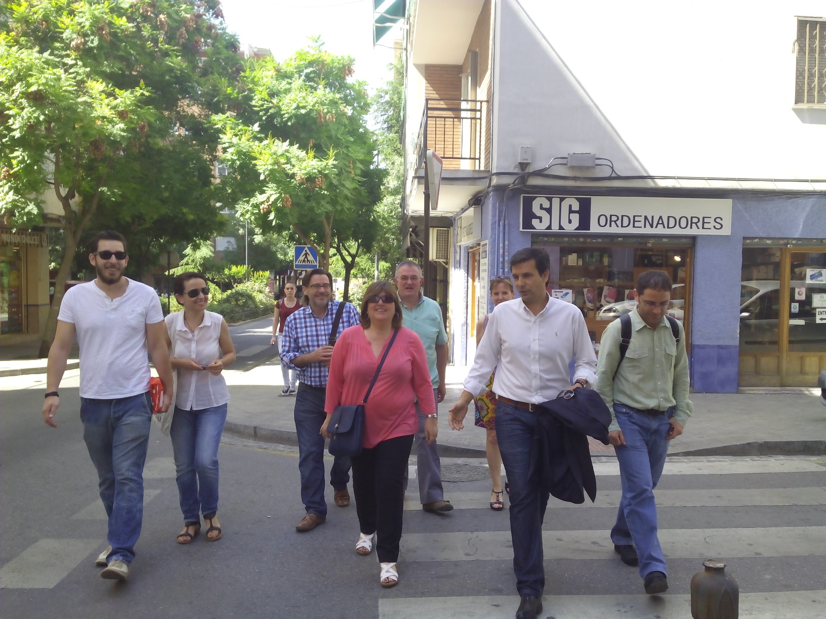 Visita a barrio de los Doctores1