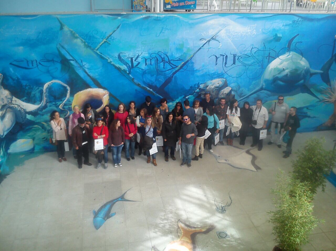 AGENTES DE VIAJES DE PORTUGAL DURANTE VISITA ACUARIO 14