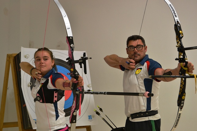 ARQUEROS PADRE E HIJA