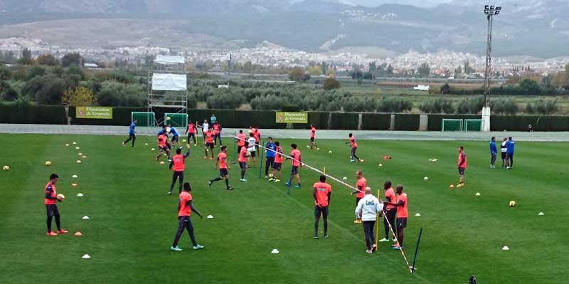 Granada CF entreno futvoley