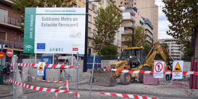 Obras metro Adif estación 1