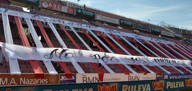 Tifo Granada CF Real Madrid 1