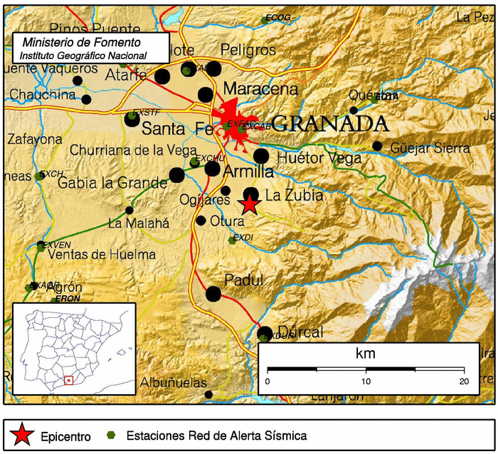 terremoto zubia