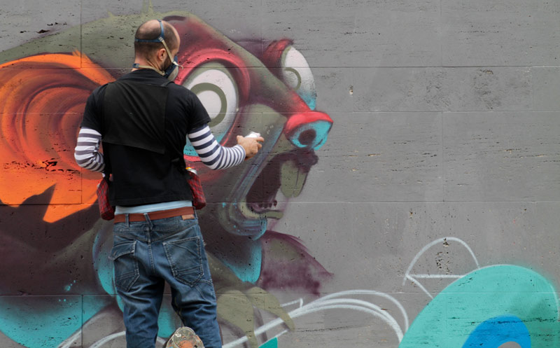 Graffitis Botellodromo | Alex Horta
