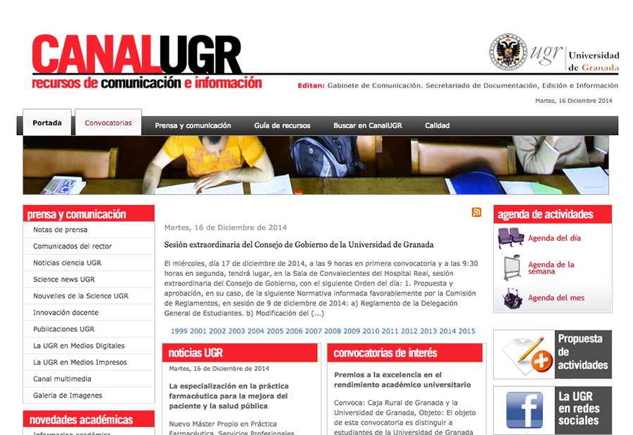 Web UGR | Universidad