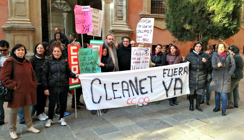 cleanet huelga limpiadoras