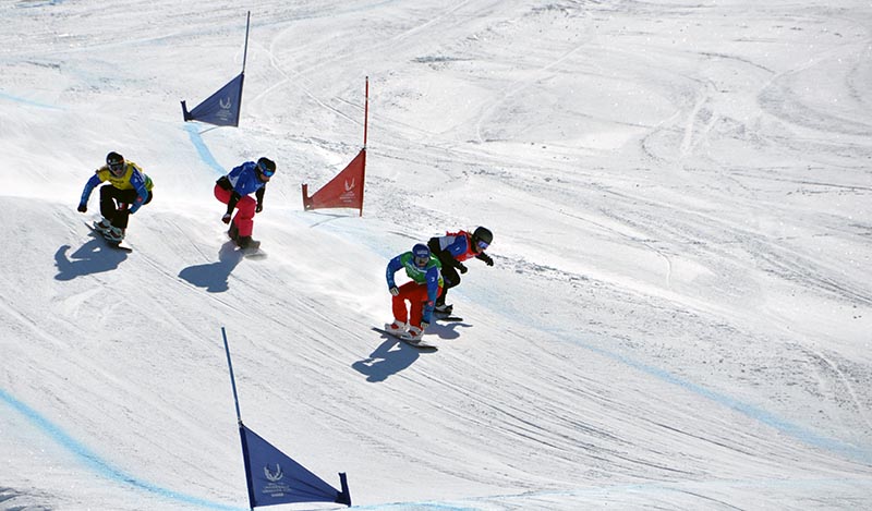 Universiada 2015-02-06 SnowBoard Cross Femenino