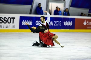 Universiada 2015-02-07 Danza sobre Hielo - Sara Hurtado Adria Diaz