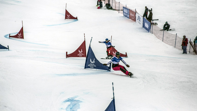 Universiada 2015-02-10 slalom paralelo snowboard femenino