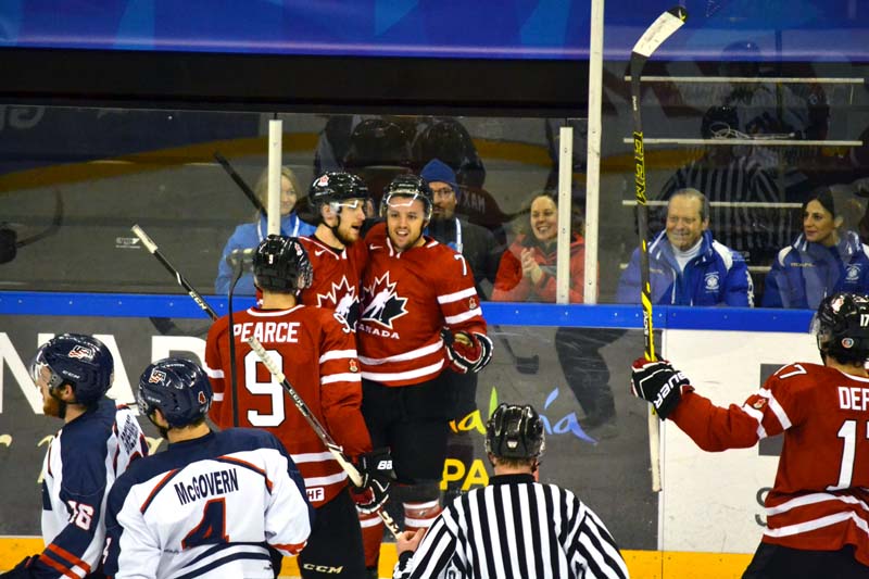 Universiada 2015-02-11 Hockey Masculino Semis Canada Usa