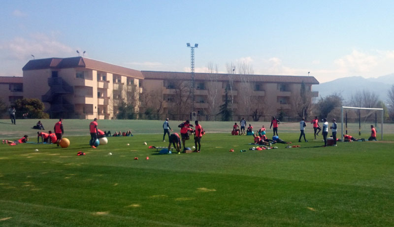 2015-03-19 Granada CF entrenamiento