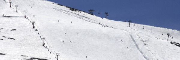 sierra nevada pisada nieve primavera