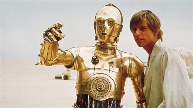 C3po y luke skywalker