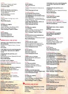 Programa fiestas corpus 2015