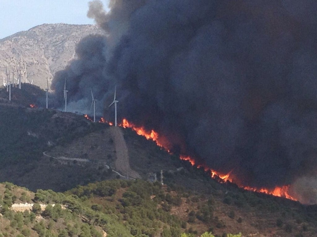 Incendio Sierra de lújar