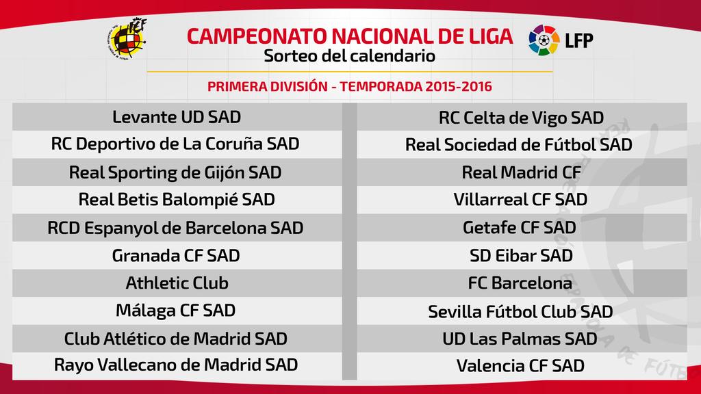 primera jornada de liga 2015-16