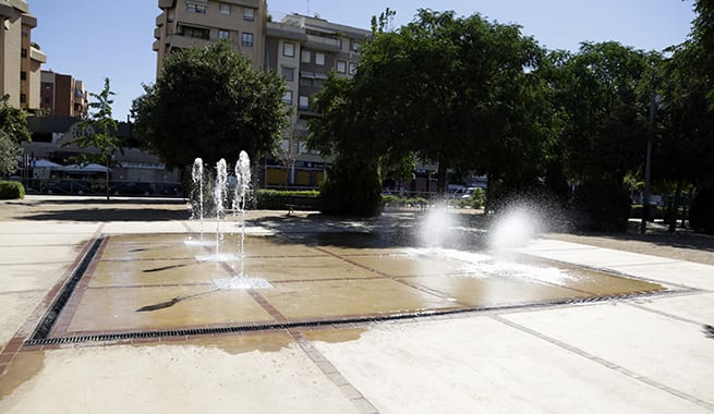 Fuente interactiva Paseo Carlos V