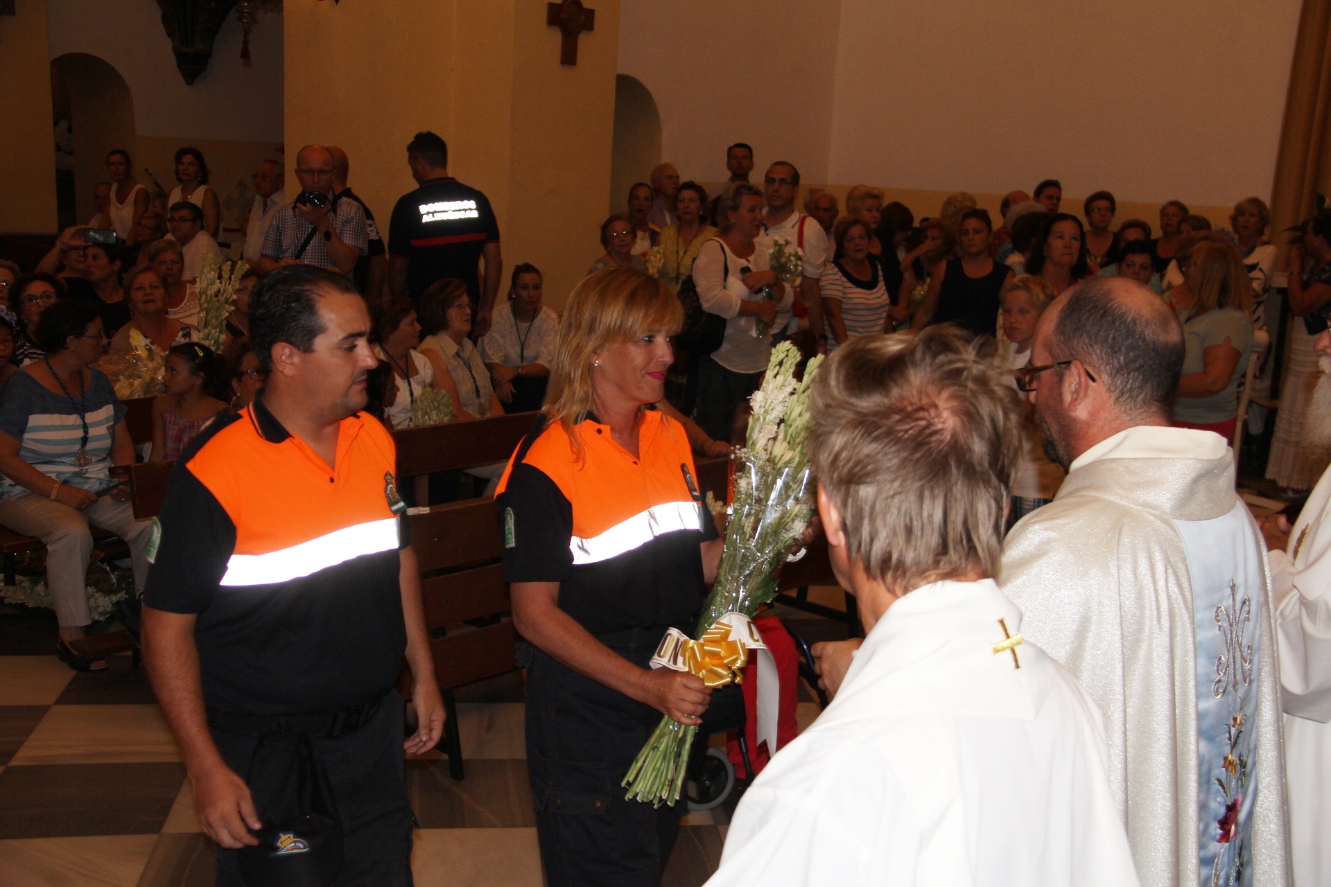 PROTECCION CIVL EN OFRENDA FLORAL PATRONAL 15