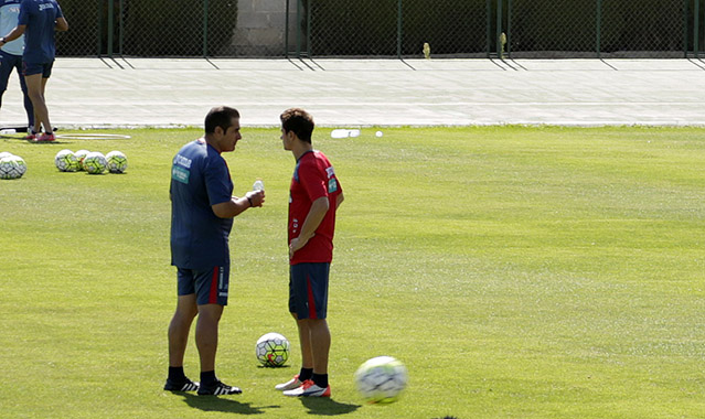 Sandoval Piti entrenamiento Granada CF 1