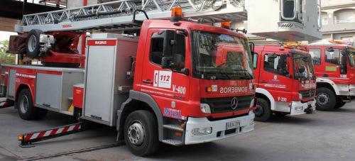 Parque de Bomberos de Motril en foto de archivo