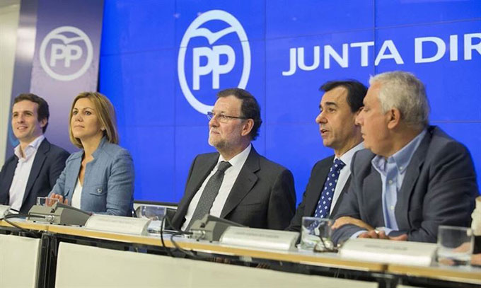 Rajoy-Cospedal-Arenas-Rueda-Prensa-EP