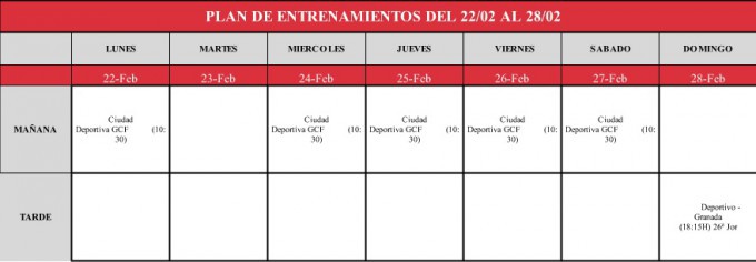 HORARIO-GRANADA-22-28-FEBRERO