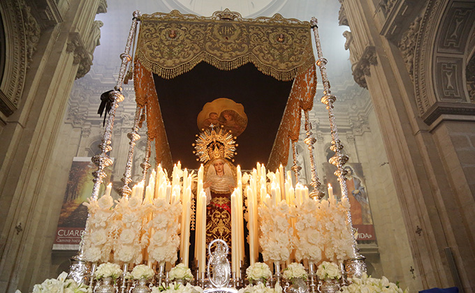 Virgen de la paz domingo de ramos semana santa 2015