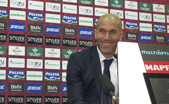 Zidane granada Real Madrid