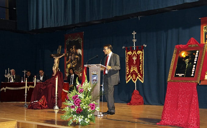 SANCHEZ ALAMINOS DIO EL PREGON SEMANA SANTA LA HERRADURA 2016