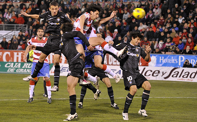  GRANADA, 22/01/11 liga Adelante entre los equipos del Granada cf-Recreativo de Huelva disputado en el Campo de los Carmenes de Granada. diego mainz