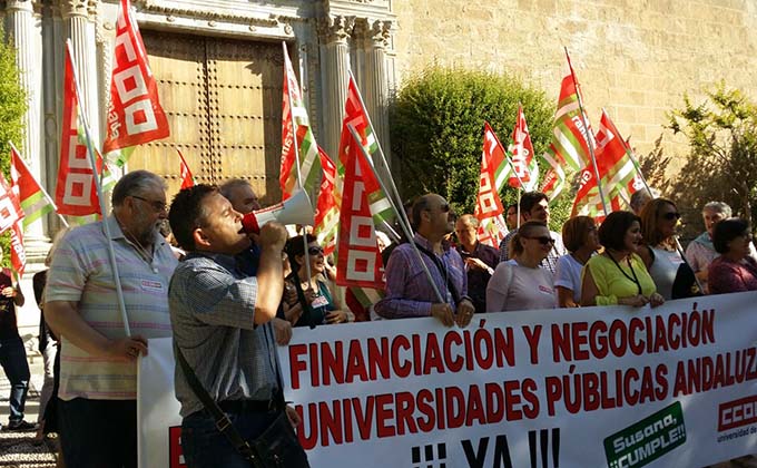 CCOO-UGR-manifestacion