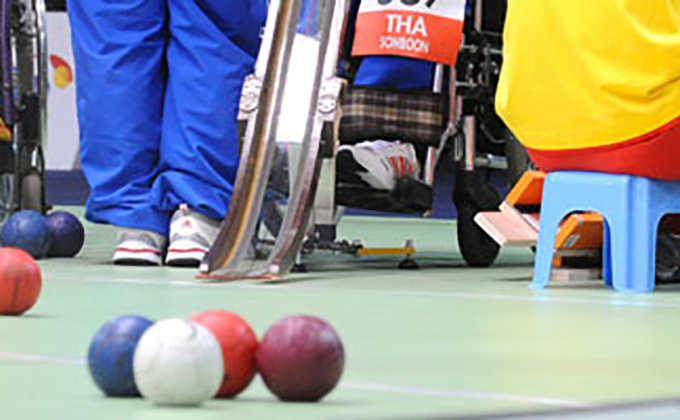 Equipo Paralimpico Español de Boccia contra Tailandia