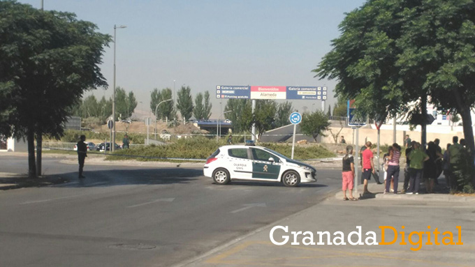 Coche Guardia Civil Pulianas bomba