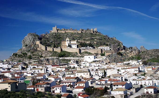 Vista panorámica del Castillo de Moclín | Foto: Archivo