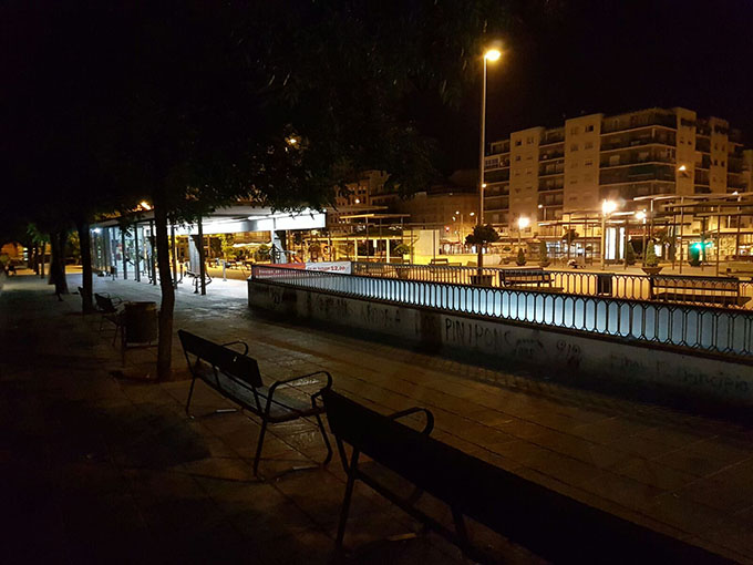 plaza caleta noche