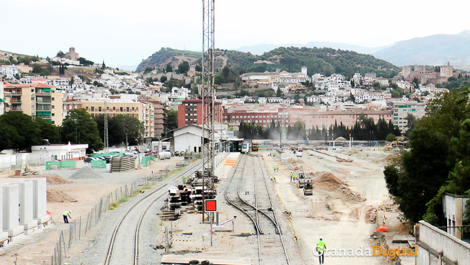 FOTO ESTACION TREN GRANADA OBRAS