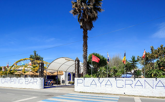 camping playa granada