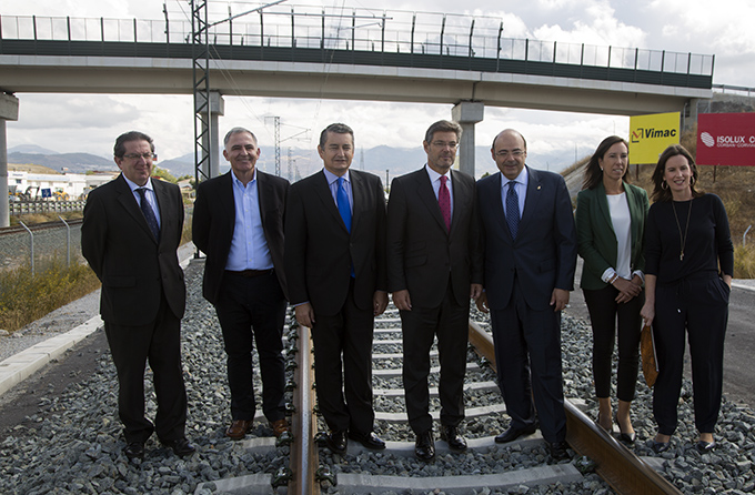 visita-ferrocarril-ministro-fomento-rafael-catala-sebastian-perze-santiago-perez-concha-santana-eva-blanco-antonio-sanz