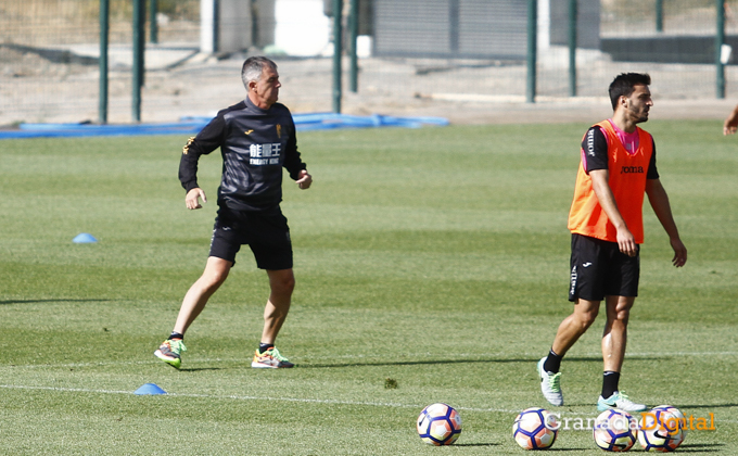 primer entrenamiento de Lucas alcaraz