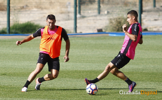 primer entrenamiento de Lucas alcaraz