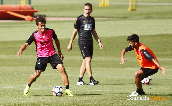 primer entrenamiento de Lucas alcaraz