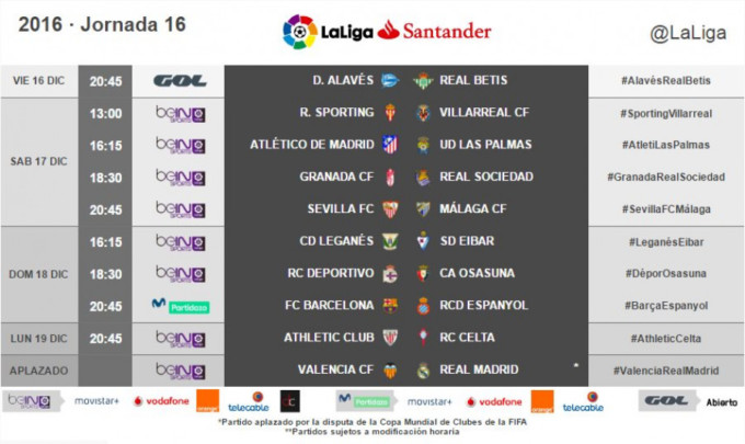 horarios