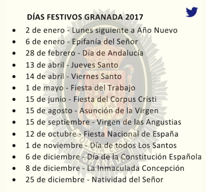 festividades 2017