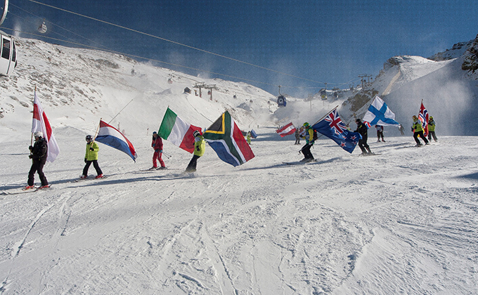 bajada-banderas-universiada-sierra-nevada