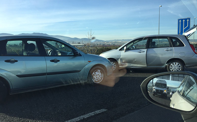 accidente ronda sur